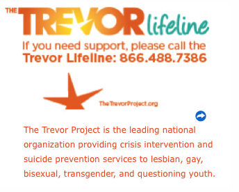 Trevor Project lifeline link